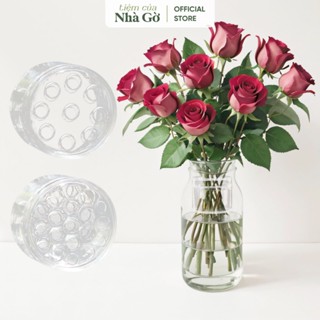 Dụng cụ cắm hoa tỏa tròn có lỗ tiện lợi Nhà Gờ DC24