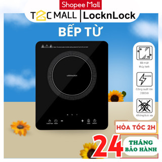 Bếp điện từ LocknLock Mặt Thủy Tinh Không Bức Xạ , bếp từ Lock & Lock Induction Cooker EJI411 T2Cmall