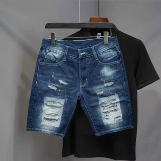 (Xưởng chuyên sỉ) quần short jean nam rách, phong cách đường phố