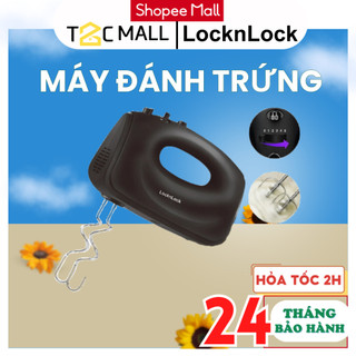 Máy đánh trứng locknlock hand mixer - hai bộ que đánh ejm501dgry- t2cmall