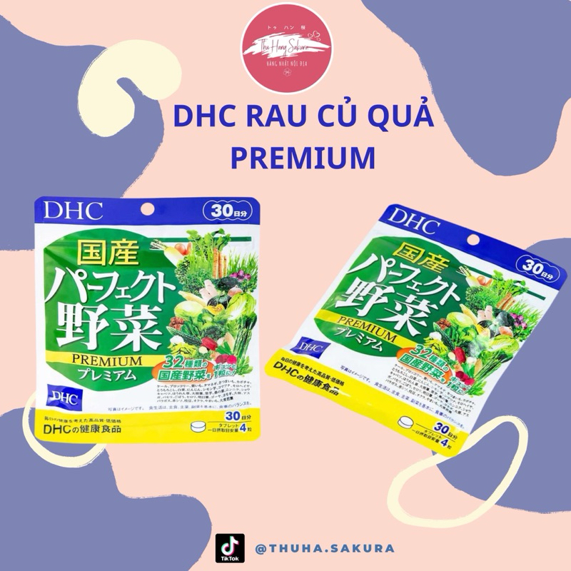 DHC rau củ hỗ trợ tiêu hoá, 20 ngày - 30 ngày - 60 ngày