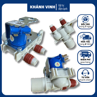 Van cấp nước đôi máy giặt lg 12v 6504 - van đôi máy giặt lg