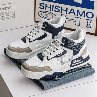  Giày sneaker nam LAKINTA cổ cao thời trang phong cách hàn quốc GA22 