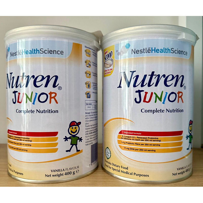 "QUÀ TẶNG KHI MUA 4 LON" SỮA BỘT NESTLE NUTREN JUNIOR 400G (THUỴ SĨ)