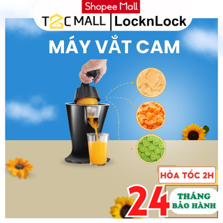 Máy vắt cam locknlock có cần gạt giữ cố định cam dễ sử dụng ejj256blk 85w t2cmall