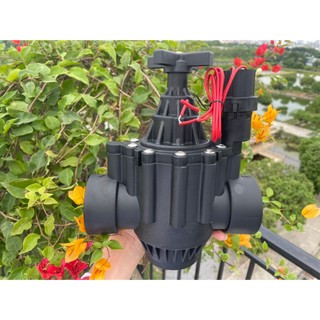 Van điện từ nhựa cao cấp ren 27/34/48/60mm, điện áp 220vac hoặc 24vac - van ngoài trời điều chỉnh lưu lượng
