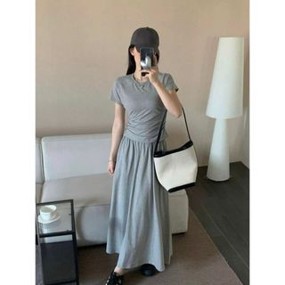 Set áo thun nhún + cv dài 603