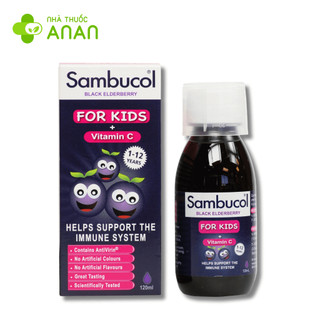 Siro Sambucol hỗ trợ hệ miễn dịch và tăng cường sức đề kháng cho trẻ 120ml