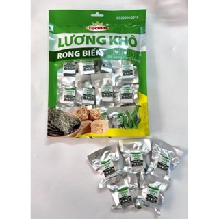 Lương khô ăn kiêng FUCUCO rong biển, mix vị, lương khô hạt tự nhiên gói 400g nhiều viên nhỏ hút chân không