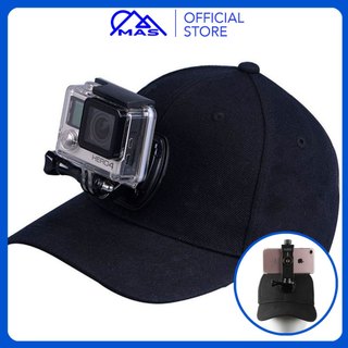 Nón kết có Đế gắn GoPro, điện thoại quay phim nhiều màu