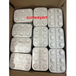 Khay pha màu nước màu acrylic sơn dầu bằng nhựa