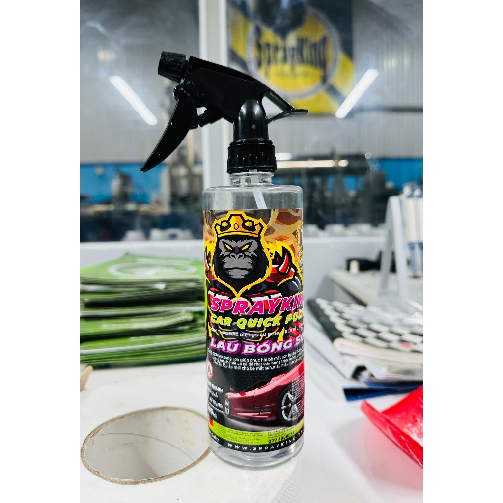 Nano Lau Bóng Sơn Xe Máy-Ô Tô 500ml