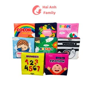 SÁCH VẢI PHÁT TRIỂN TOÀN DIỆN CHO BÉ MINI CLOTH BOOK 0 - 3 TUỔI
