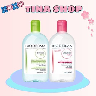 Nước tẩy trang bio.derma 500ml crealine, sensibio h2o - pháp chính hãng - tina