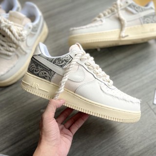 Giày Sneaker Air Force 1 Dây Thừng, giày AF1 dây thừng  bản chuẩn Trung full nam nữ phụ kiện đầy đủ