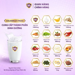 Sữa non mama Colosmulti A0/A1/PEDIA/GROW IQ 350g