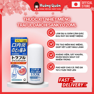 Xịt nhiệt miệng Traful Daiichi Sankyo 20ml | Hoàng Quân - Hàng nội địa Nhật