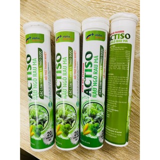 Combo 5 tuýp sủi mát gan thanh nhiệt