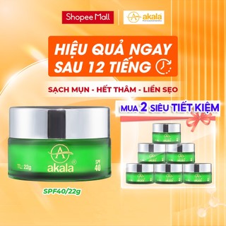  Kem Mụn - Mờ Thâm - Liền Sẹo - Kiềm Dầu akala ( Nhuỵ hoa nghệ tây & 7 loại thực vật quý ) 22 gram