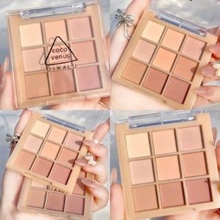 Bảng phấn mắt tone Dikalu NUDE 9 màu nhũ nội địa trung