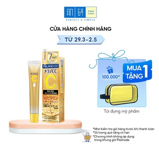 Tinh chất vitamin C dưỡng trắng, mờ thâm cao cấp Melano CC Premium Whitening Essence 20ml