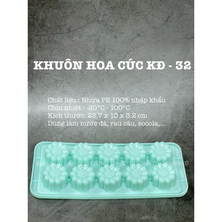 Khuôn nhựa đổ rau câu, socola