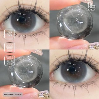 Kính Áp Tròng RUBYEYES Silicone Hydrogel Màu Xám Hot Douyin, Lens Xám So Sweet Gray BST BEARLENS