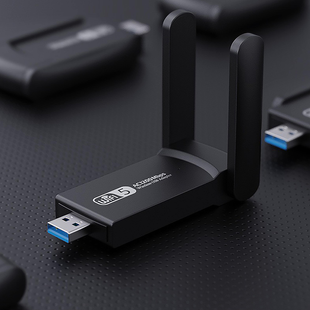 USB Thu Sóng WiFi 1200Mbps 3.0 Băng Tần kép 2.4G / 5Ghz 5dBi cho PC / Laptop/ Mac - Bộ Hút Sóng Wifi Cực Khoẻ - GIZATECH | BigBuy360 - bigbuy360.vn