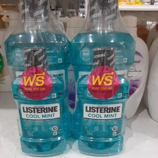 chai nước súc miệng LISTERINE  750ml và chai 250ml