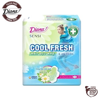 Băng Vệ Sinh Diana Sensi Cool Fresh Có Cánh [che tên sản phẩm khi giao hàng]
