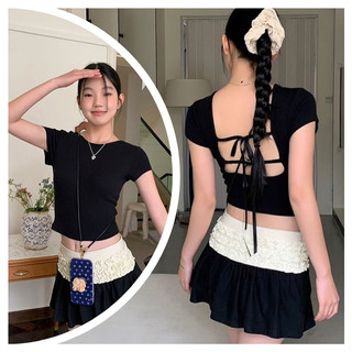 Áo hở lưng cột nơ Mia Top