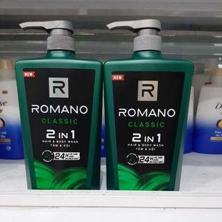 Tắm & gội romano classic 2 in 1 650g