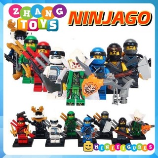 Đồ chơi Xếp hình Ninjago season 8 Harumi Samurai X Nya Zane Lloyd Kai Cole Minifigures LELE A001 008