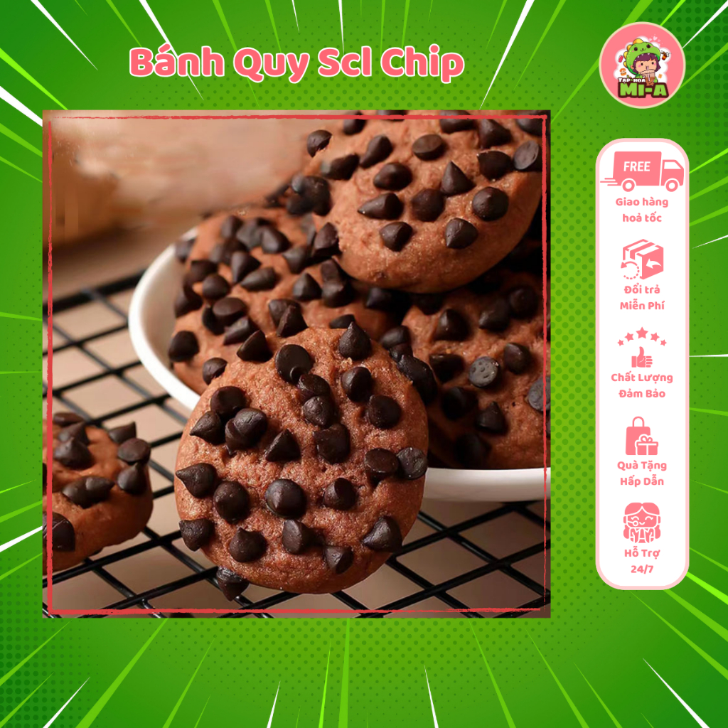 set 35 cái Bánh quy socola chip