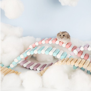 thang gỗ tạo cảnh dành cho hamster, đuôi mập