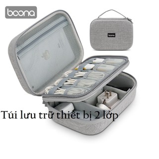 Túi đựng  phụ kiện công nghệ (2 lớp)