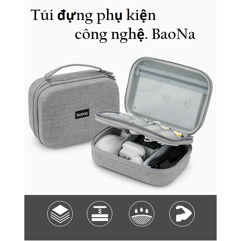 Túi đựng  phụ kiện công nghệ (2 lớp)