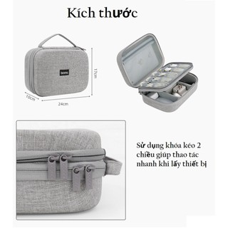 Túi đựng  phụ kiện công nghệ (2 lớp)