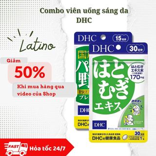 Combo viên uống dhc sáng hồng da 30 ngày - latino shop