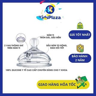 Núm ti bình sữa comotomo silicon siêu mềm - tách lẻ 1 núm