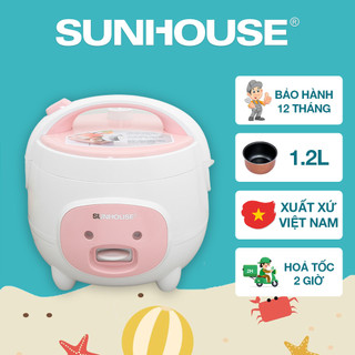 Nồi cơm điện 1.2L SUNHOUSE SHD8217W - Bảo hành 12 tháng