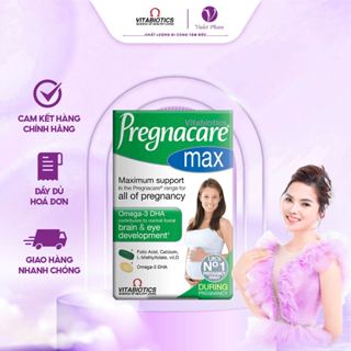 Vitamin Tổng Hợp Dành Cho Bà Bầu Pregnacare Max Bổ Sung Omega 3, Dha Bầu, Sắt, Vitamin D, Canxi - ViolePham