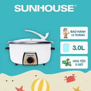 Lẩu điện 3L SUNHOUSE SHD4521 - Bảo hành 12 tháng
