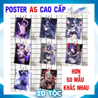 Tranh Poster Postcard A5 Acheron Game Honkai Star Rail Chất Liệu Giấy Cao Cấp - 2d Tộc Shop