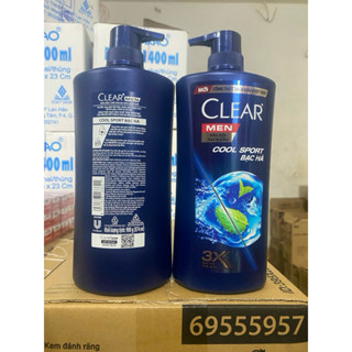 Dầu gội sạch gàu Clear Men Cool bạc hà