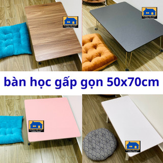 Bàn gấp sinh viên , Bàn học ngồi bệt gấp gọn bàn học sinh cỡ lớn 50x70