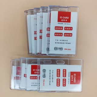 Bảng tên trong, mặt thẻ mica, mẫu đứng và nằm mặt thẻ bằng chất liệu mica trong suốt