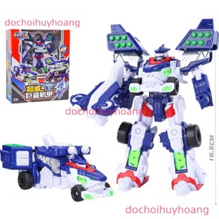 Siêu Robot Hộ Thần Rừng Xanh Cá Mập Cuồng Nộ Sharkross V Rangers Miniforce 5 Lực lượng nhí x siêu nhân nhí phần 5