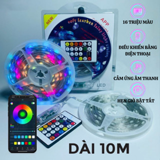 Đèn dây LED giọt lệ  led RGB 16 triệu màu 10M điều khiển bằng điện thoại và Remote, nháy theo nhạc, LED đuổi