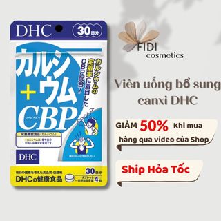 Viên uống bổ sung canxi DHC Nhật Bản Calcium + CBP giúp xương chắc khỏe 30/90 ngày